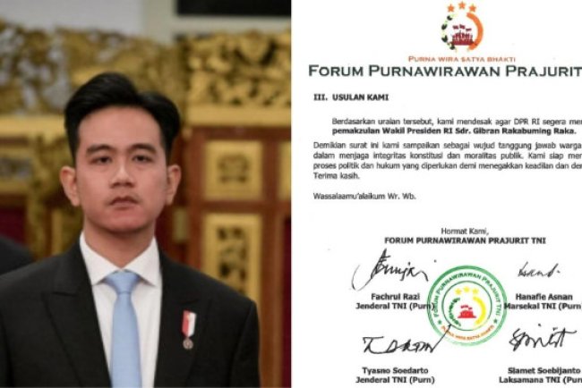 DPR Bahagia Sambut Surat Usulan Pemakzulan Gibran. Fraksii-Fraksi Menyambut Terbuka.