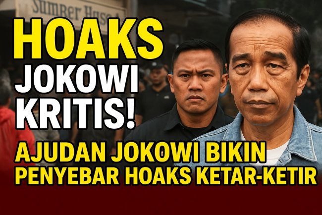 HOAKS JOKOWI KRITIS! AJUDAN JOKOWI BIKIN PENYEBAR HOAKS KETAR-KETIR!