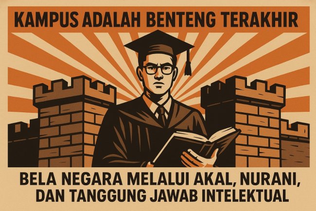 KAMPUS ADALAH BENTENG TERAKHIR: BELA NEGARA MELALUI AKAL, NURANI, DAN TANGGUNG JAWAB INTELEKTUAL