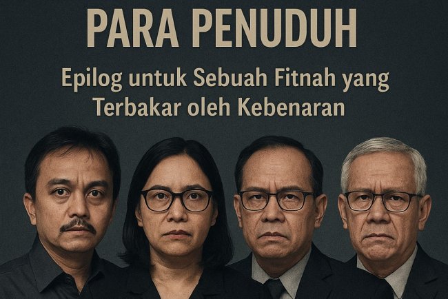 Roy Suryo, Tifa, Rismon, dan TPUA, bersiaplah. Kesunyian Terakhir Para Penuduh: Epilog untuk Sebuah Fitnah yang Terbakar oleh Kebenaran