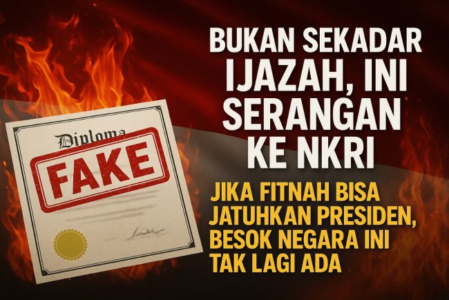 Bukan Sekadar Ijazah, Ini Serangan ke NKRI!
