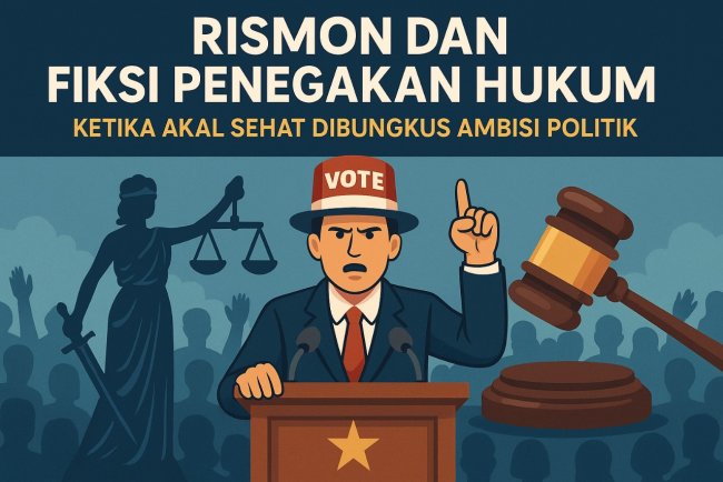 Rismon dan Fiksi Penegakan Hukum: Ketika Akal Sehat Dibungkus Ambisi Politik