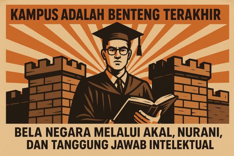 KAMPUS ADALAH BENTENG TERAKHIR: BELA NEGARA MELALUI AKAL, NURANI, DAN TANGGUNG JAWAB INTELEKTUAL