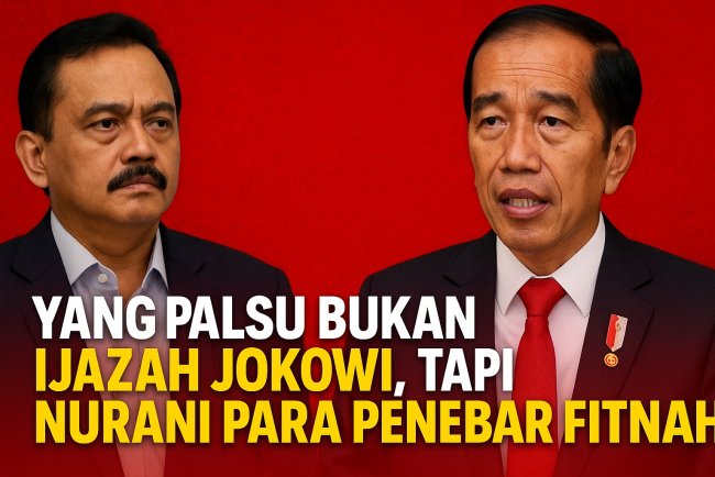 Yang Palsu Bukan Ijazah Jokowi, Tapi Nurani Para Penebar Fitnah!