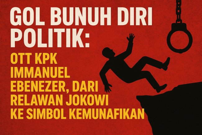 Gol Bunuh Diri Politik: OTT KPK Immanuel Ebenezer, Dari Relawan Jokowi ke Simbol Kemunafikan