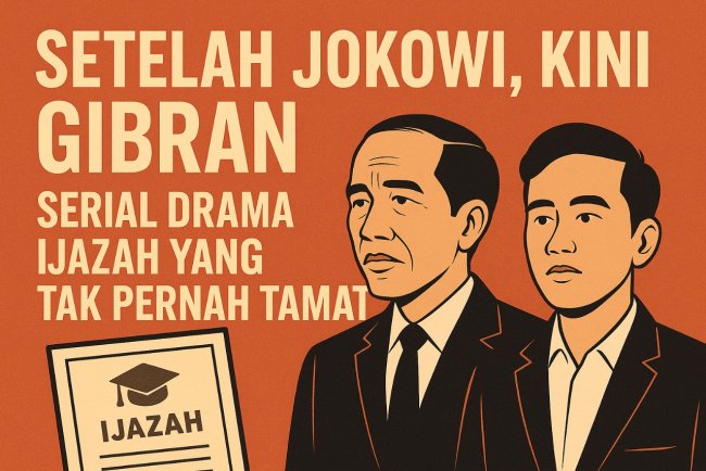 Setelah Jokowi, Kini Gibran: Serial Drama Ijazah yang Tak Pernah Tamat